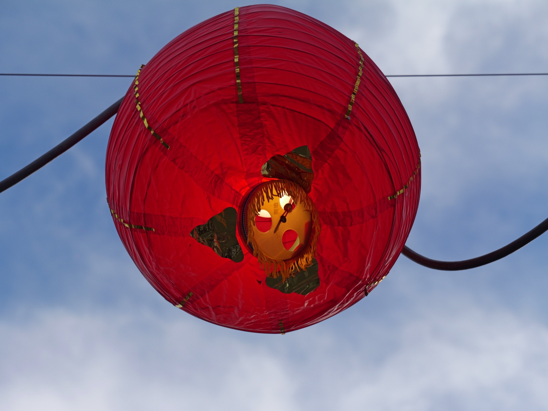 Red lantern detail